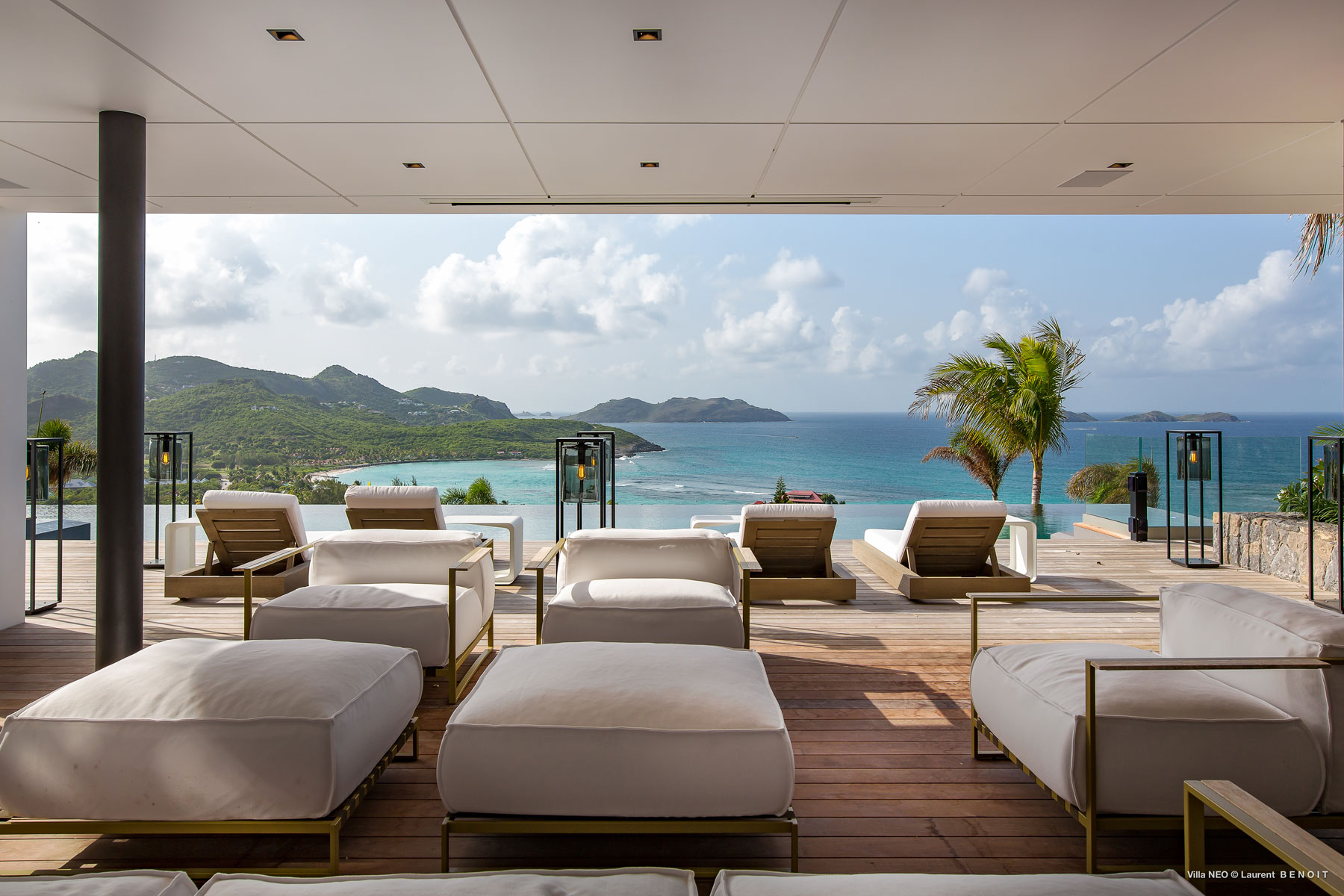 Luxury Villa Aata with breathtaking views of St Jean’s Bay