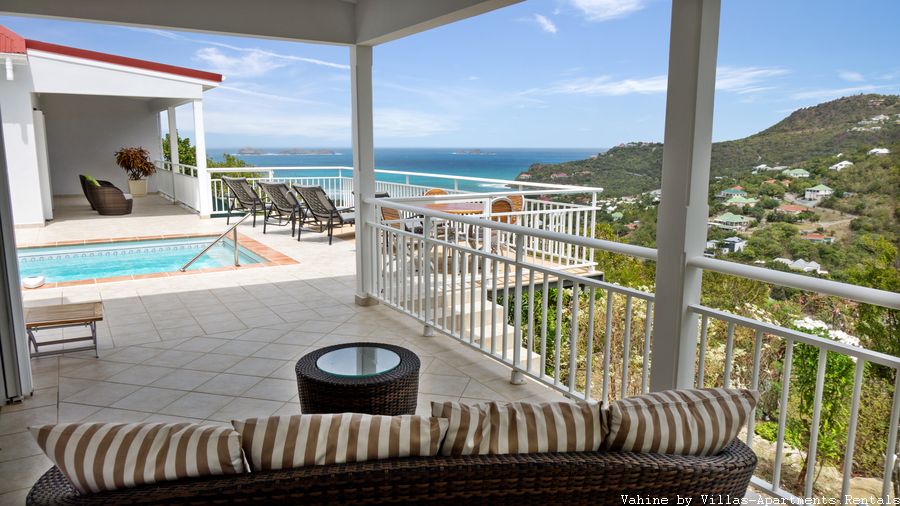 Villa Vahine 2 bedrooms, perfect for a family on holidays in St Barts