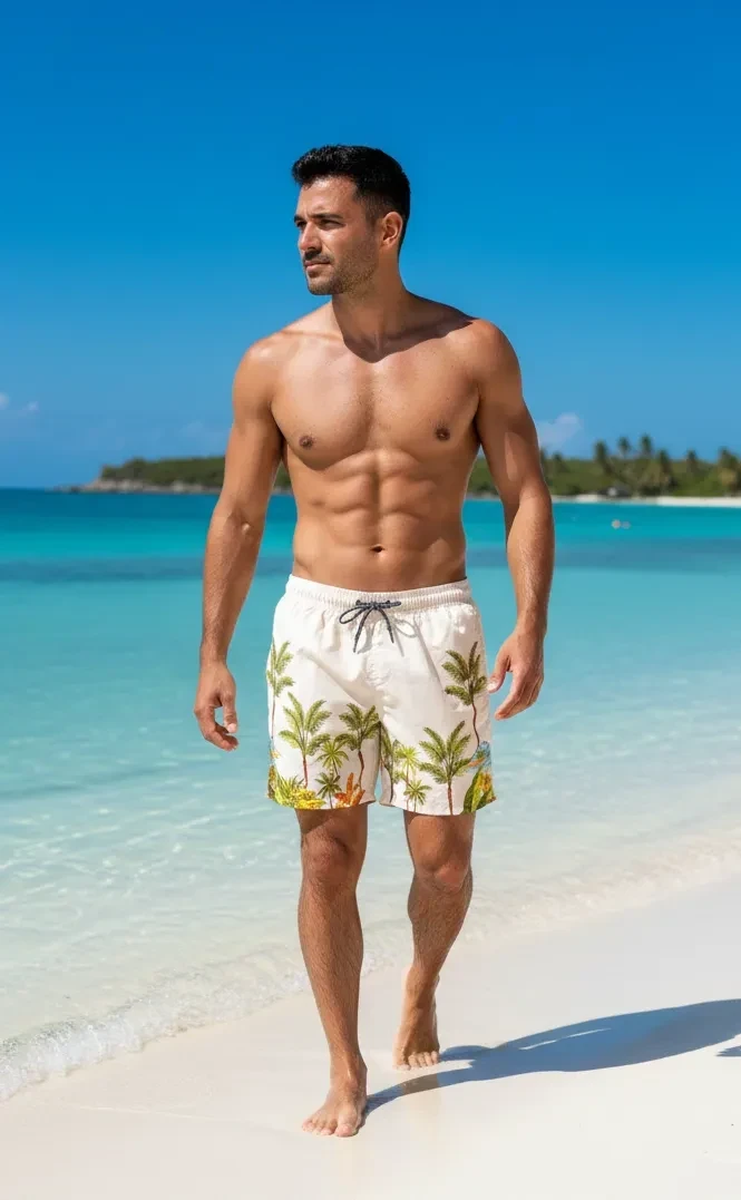 Tropical vibes & timeless style – Meet the Saline Swim Trunks