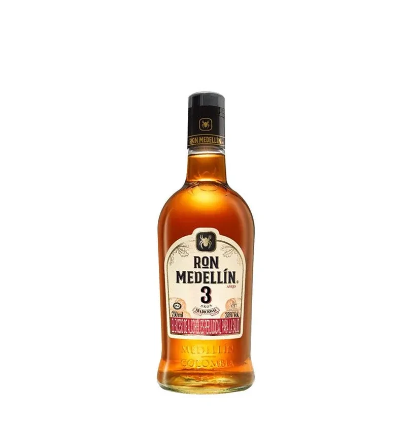 Ron Medellín 3 Years Añejo Bottle - 750ml Medellín Home Delivery