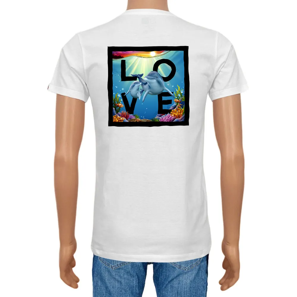 Men's T-shirt Cotton Plain V-Neck  White - Love Concept Store