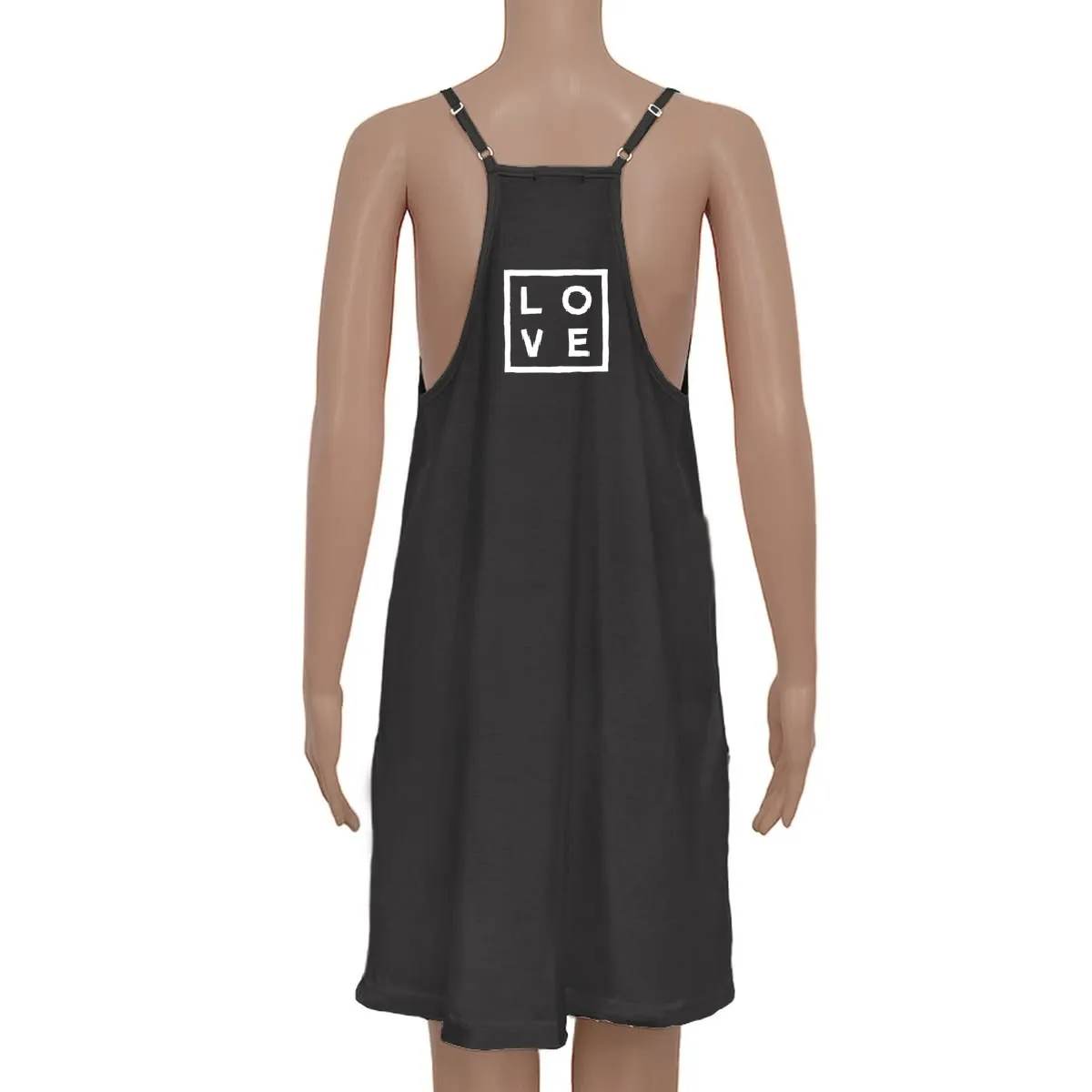 Dress Ambre – Black - Logo Classic Print