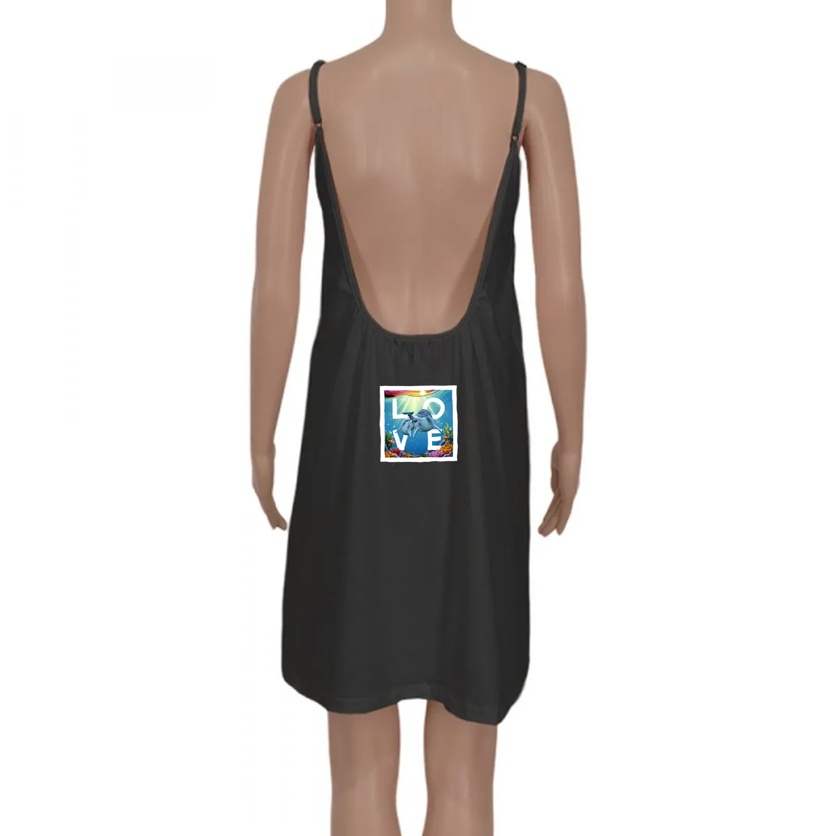 Dress Calia – Black - Art Flex Animals