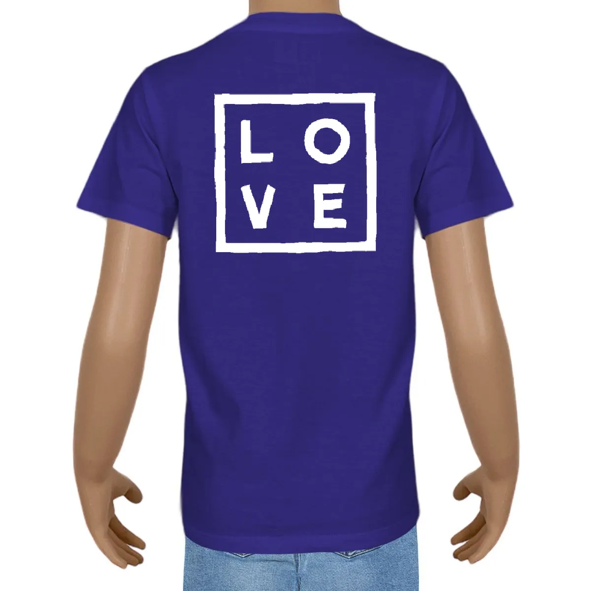 Kid's T-shirt – Cotton – Plain – Royal Blue Logo Classic Flex