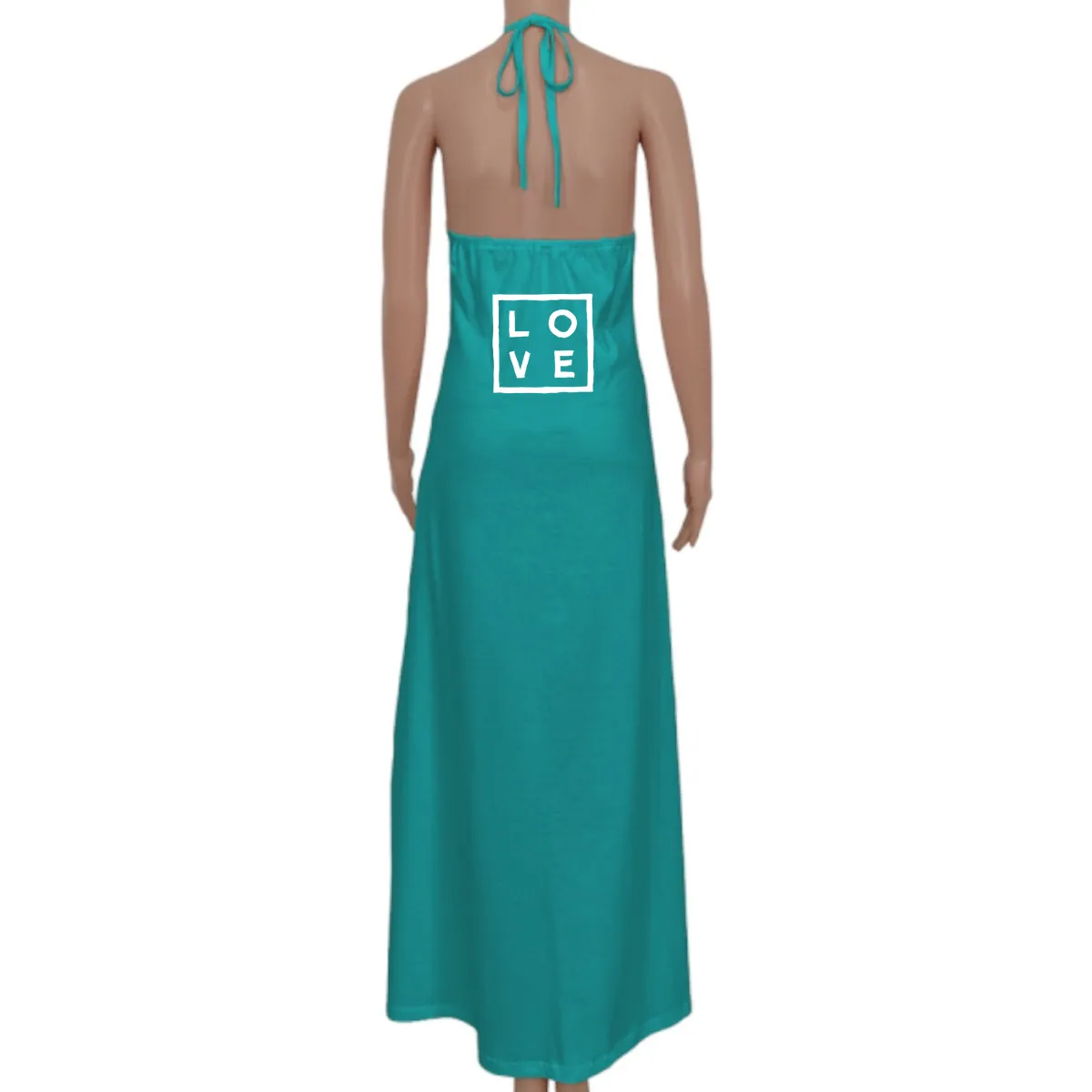 Dress Valentina – Petrol blue - Logo Classic Flex
