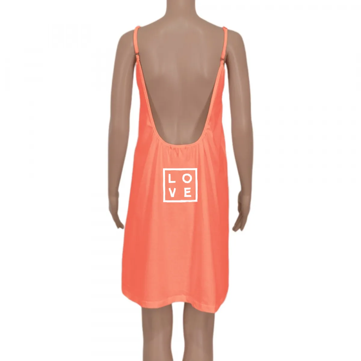 Dress Calia – Coral fusion - Logo Classic Print