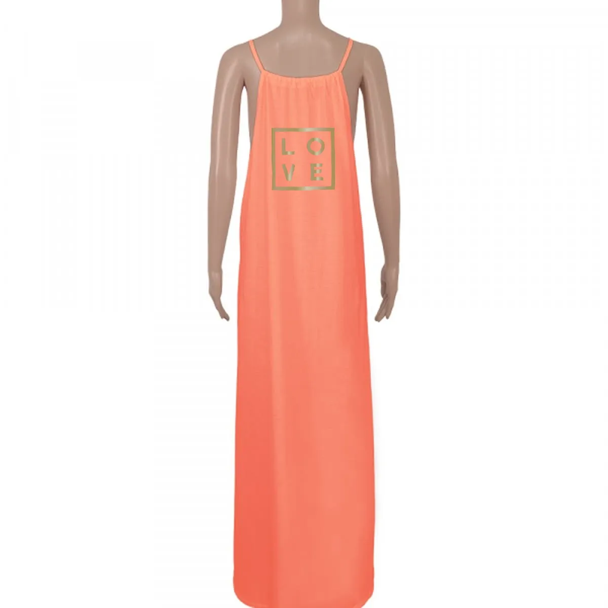 Dress Noémi – Coral fusion  Logo Metal Print