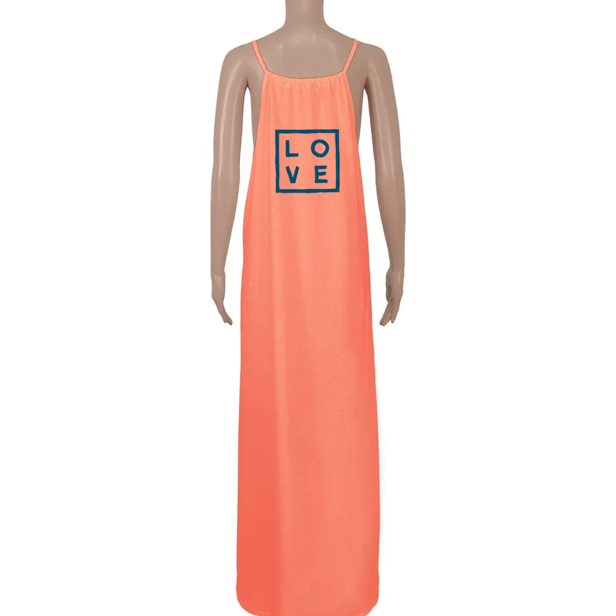 Dress Noémi – Coral fusion  Logo Classic Print