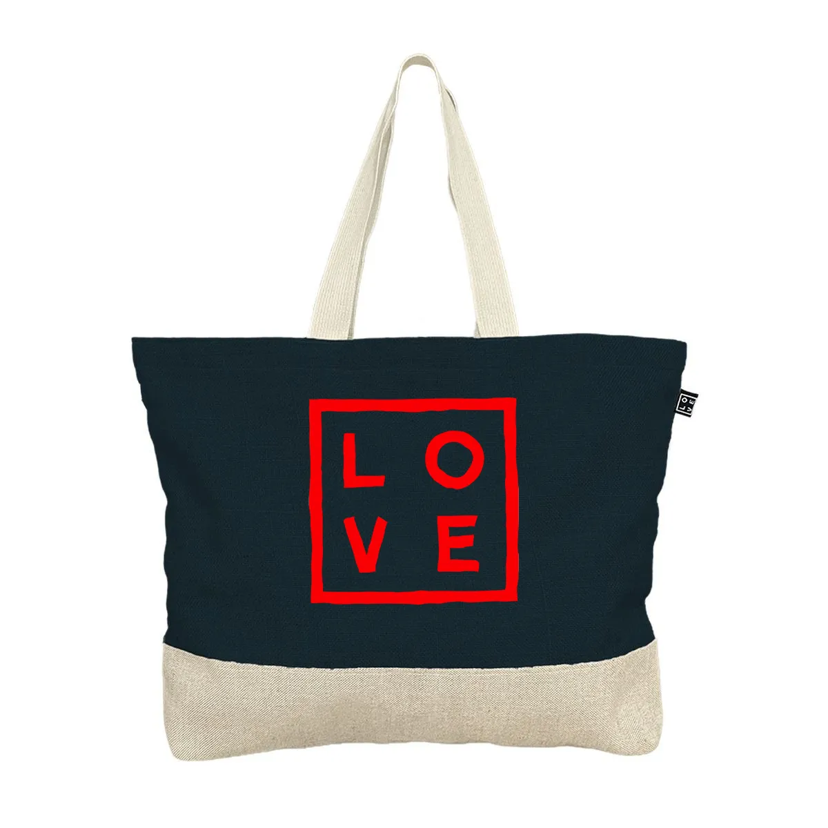 2 Tones – Beach bag – Navy blue Classic Flex