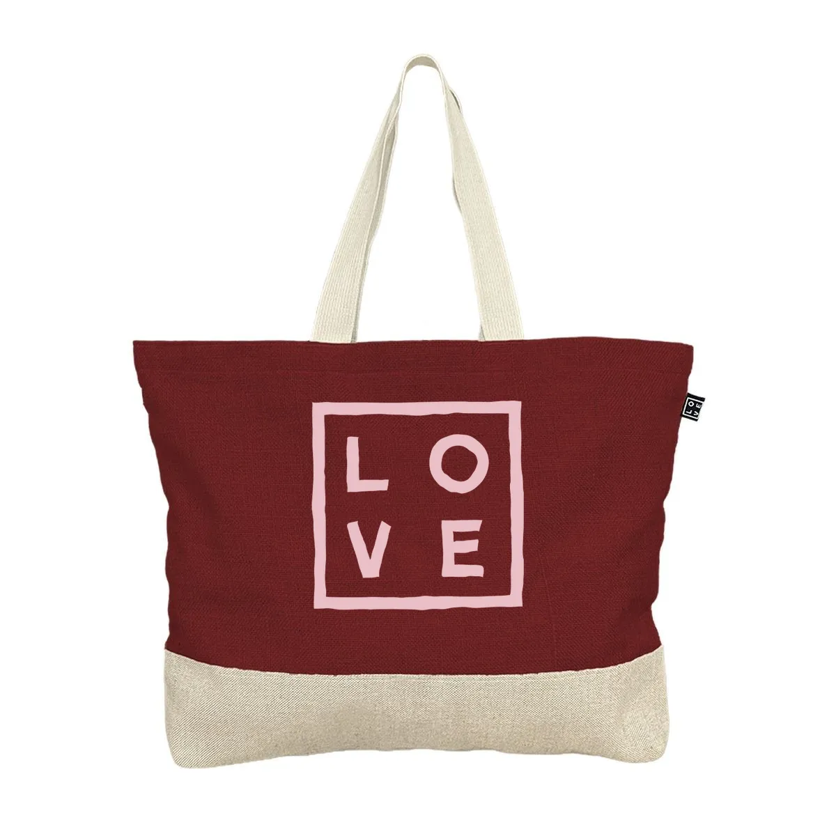 2 Tones – Beach bag – Cherry red Classic Flex