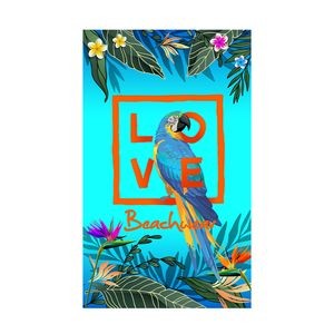 Love Beach towel – Birds - Microfibers
