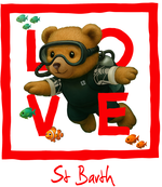 Red Diving Bear 3