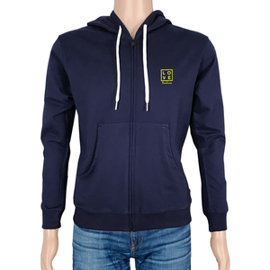 Hoodie (Zip) – Navy blue